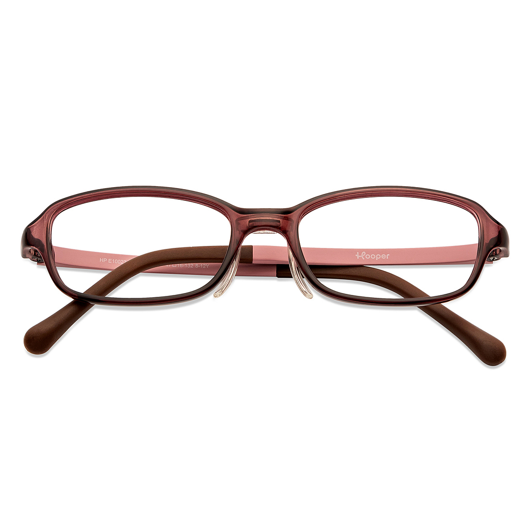 Hooper Online Light Brown Full Rim Rectangle left side