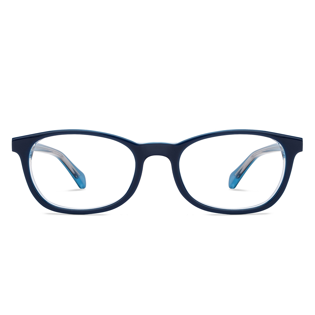 Hooper Online Sky Blue Full Rim Rectangle right side