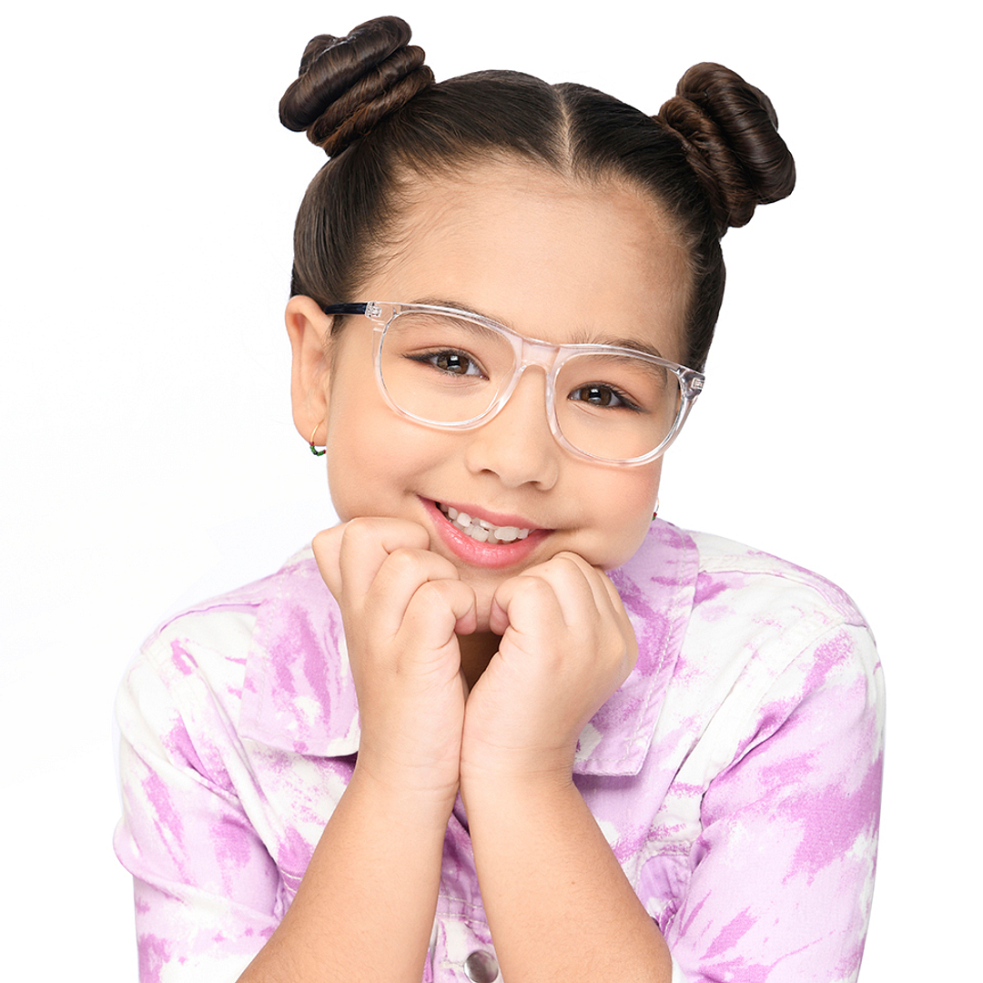 Hooper Crystal Transparent Full Rim Rectangle right side