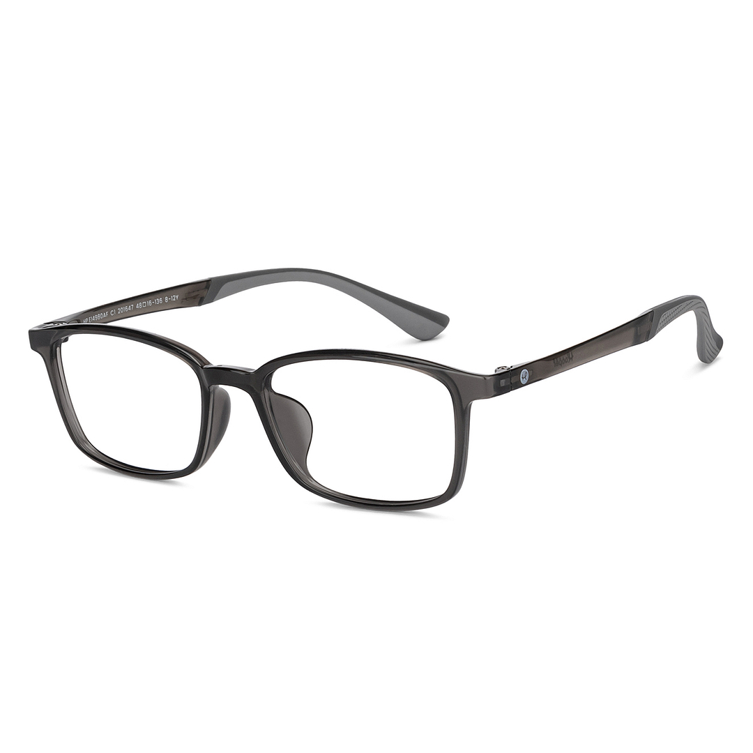 Hooper Online Gray Transparent Full Rim Rectangle left side