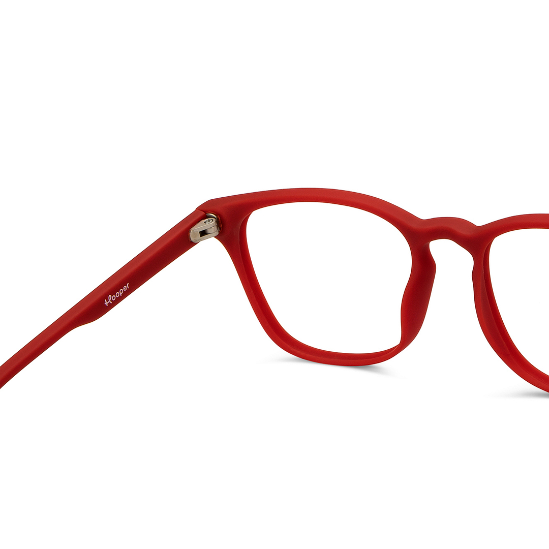 Hooper Online Monza Red Full Rim Square right side