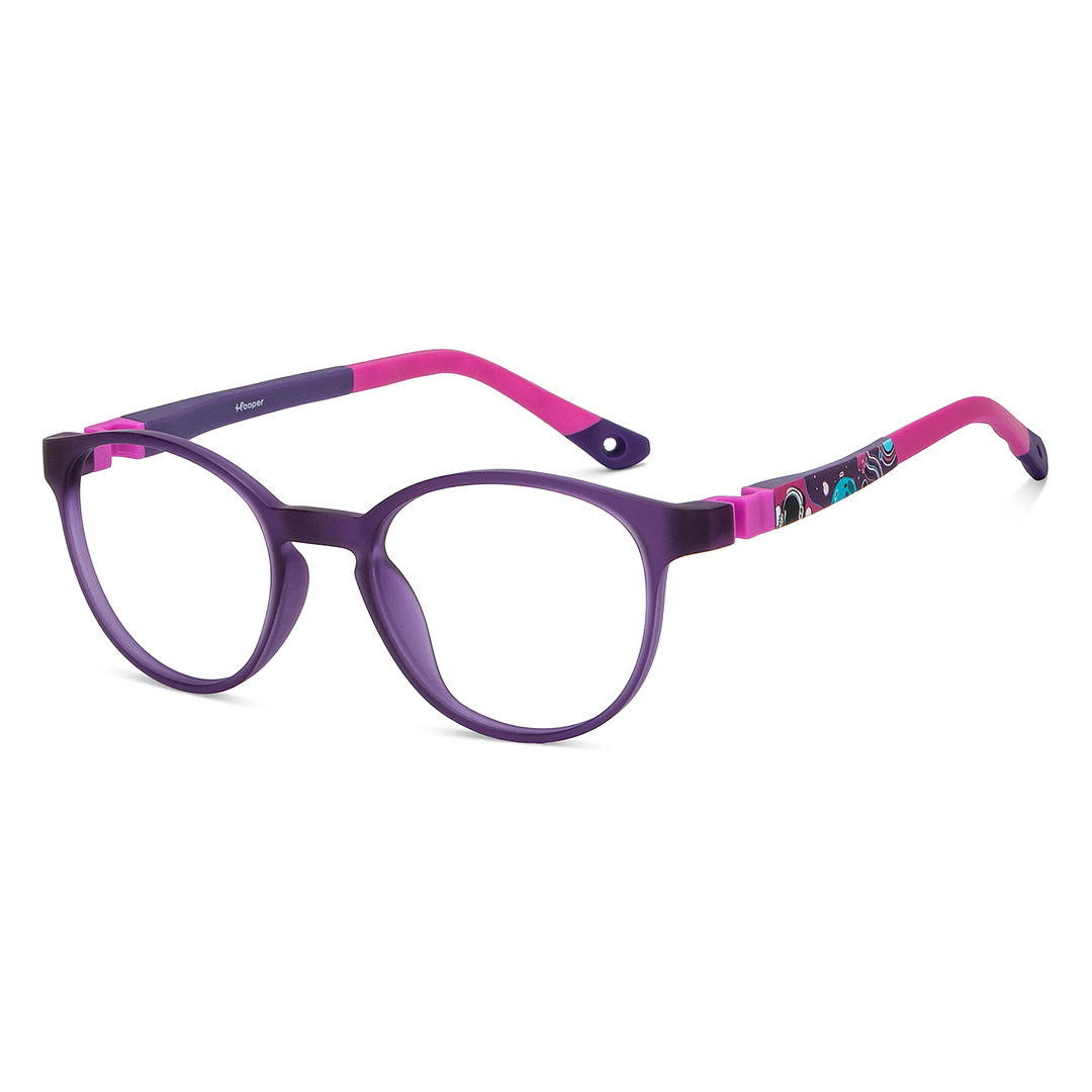 Hooper Purple Full Rim Round left side