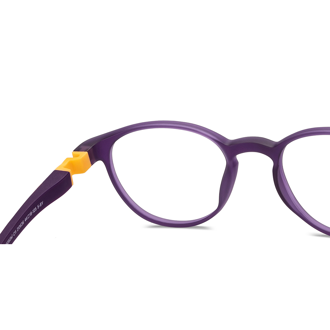 Hooper Purple Full Rim Round left side