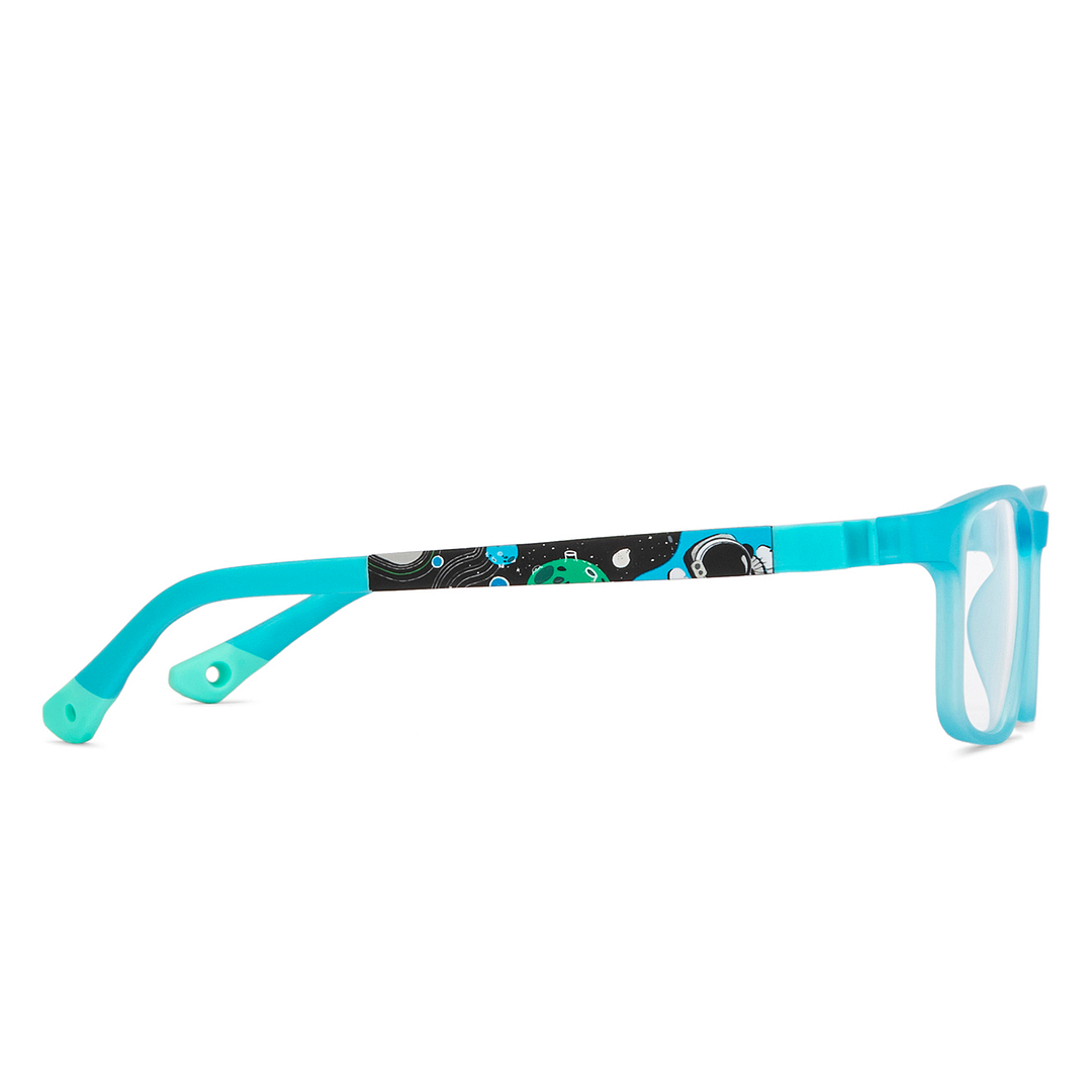 Hooper Online Sky Blue Full Rim Rectangle right side