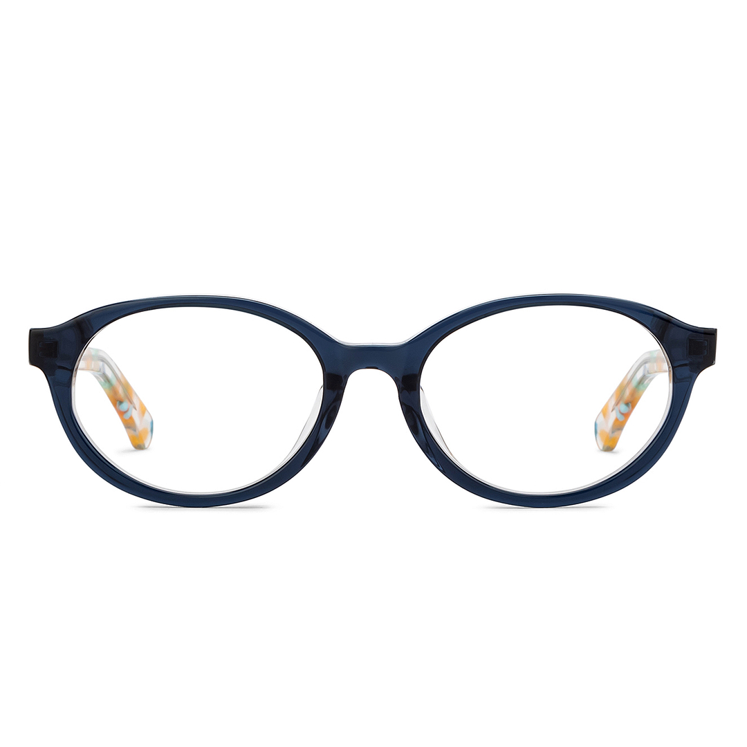 Hooper Online Blue Transparent Full Rim Round right side
