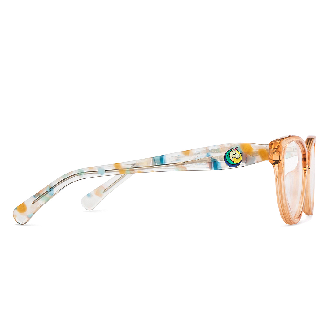 Hooper Online Orange Full Rim Round left side