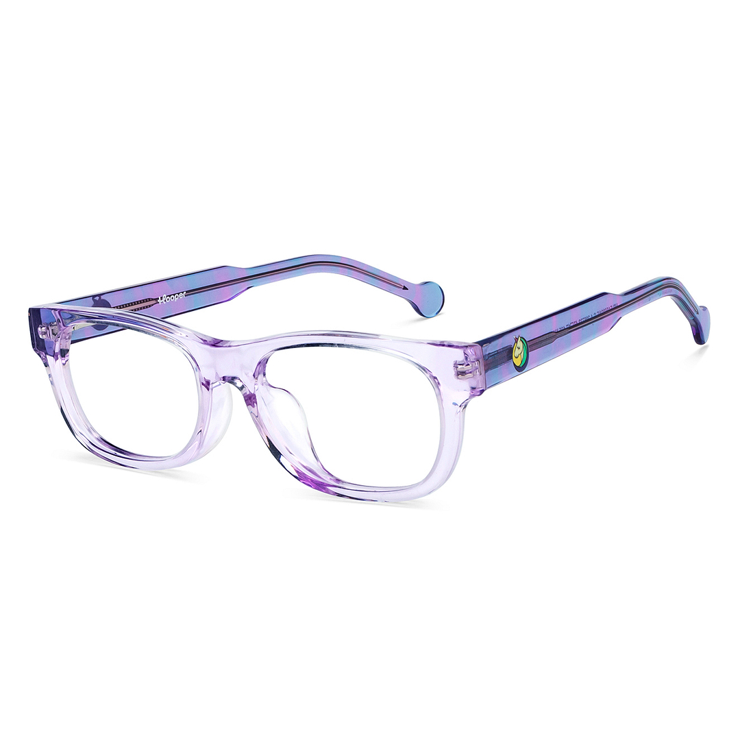 Hooper Online Blue Transparent Full Rim Round right side