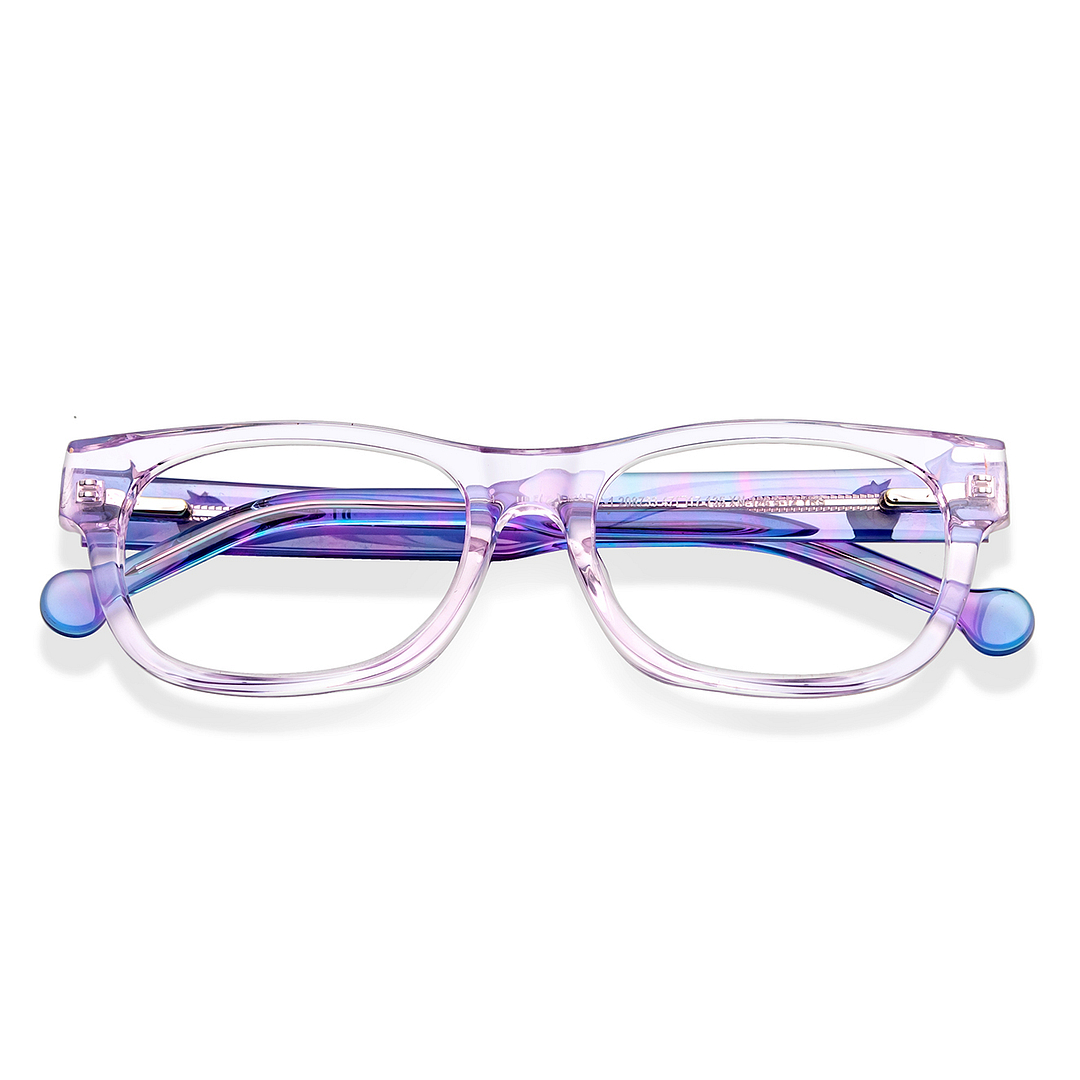Hooper Online Blue Transparent Full Rim Round left side