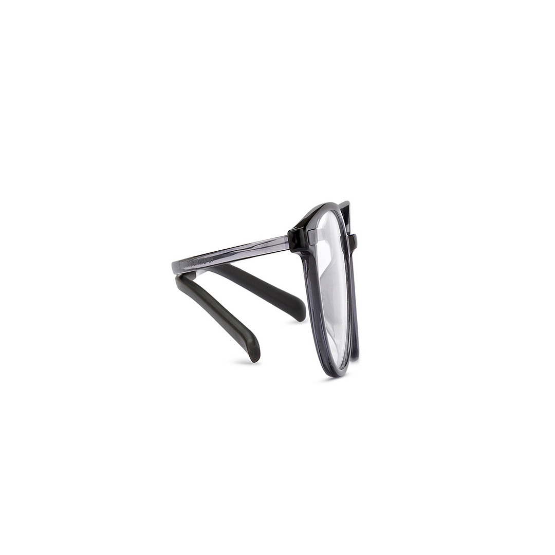 Hooper Online Light Gray Full Rim Round left side