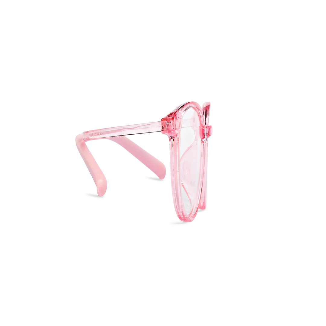 Hooper Online Pink Transparent Full Rim Round left side