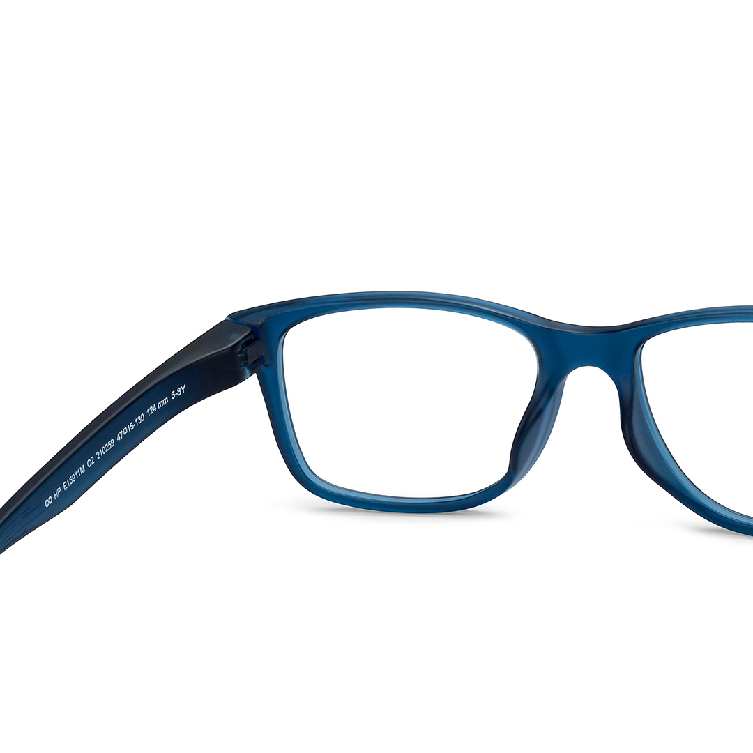 Hooper Online Sky Blue Full Rim Rectangle right side