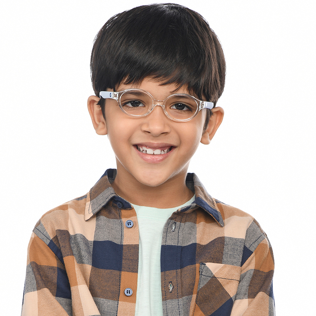 Hooper Online Crystal Transparent Full Rim Round left side