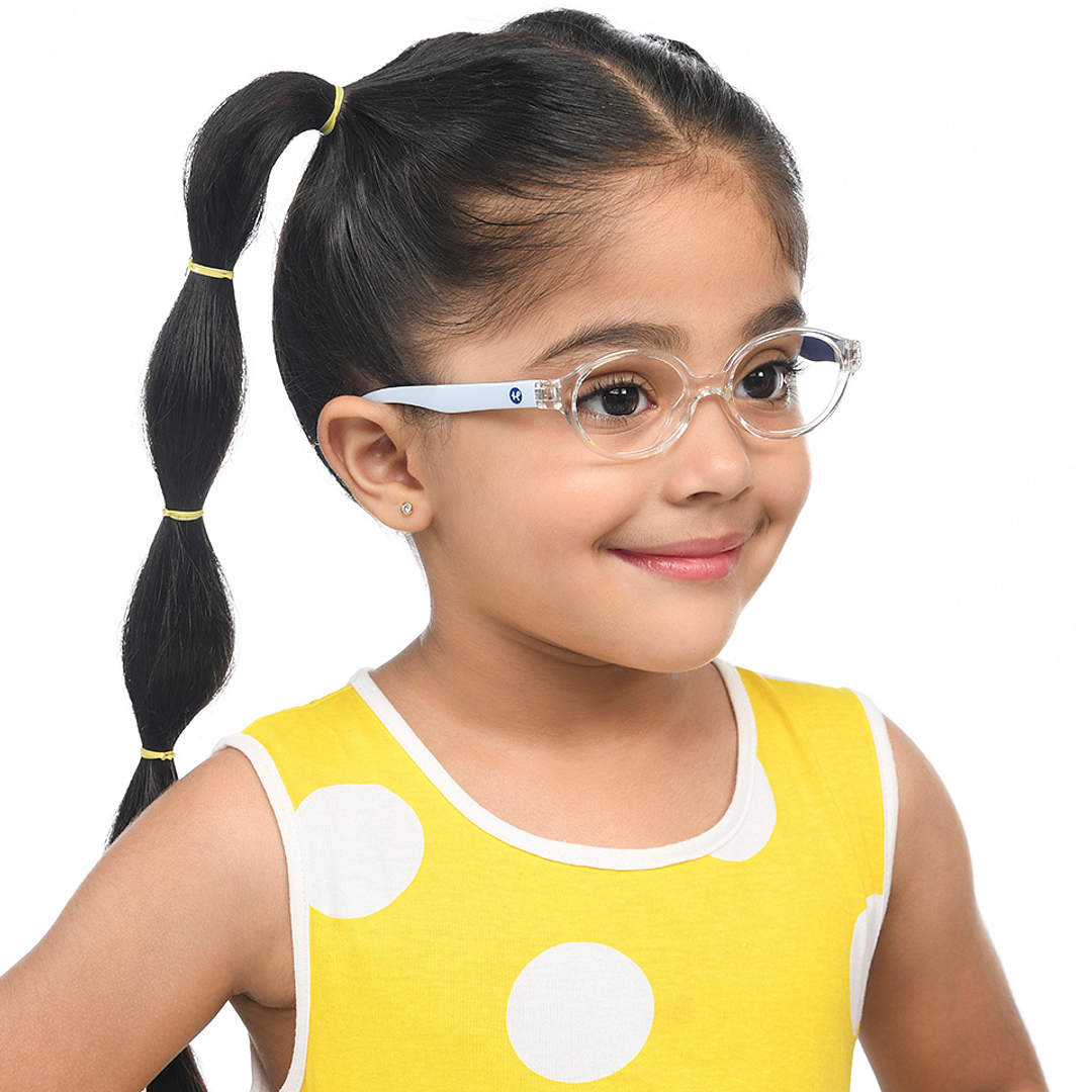 Hooper Online Crystal Transparent Full Rim Round left side