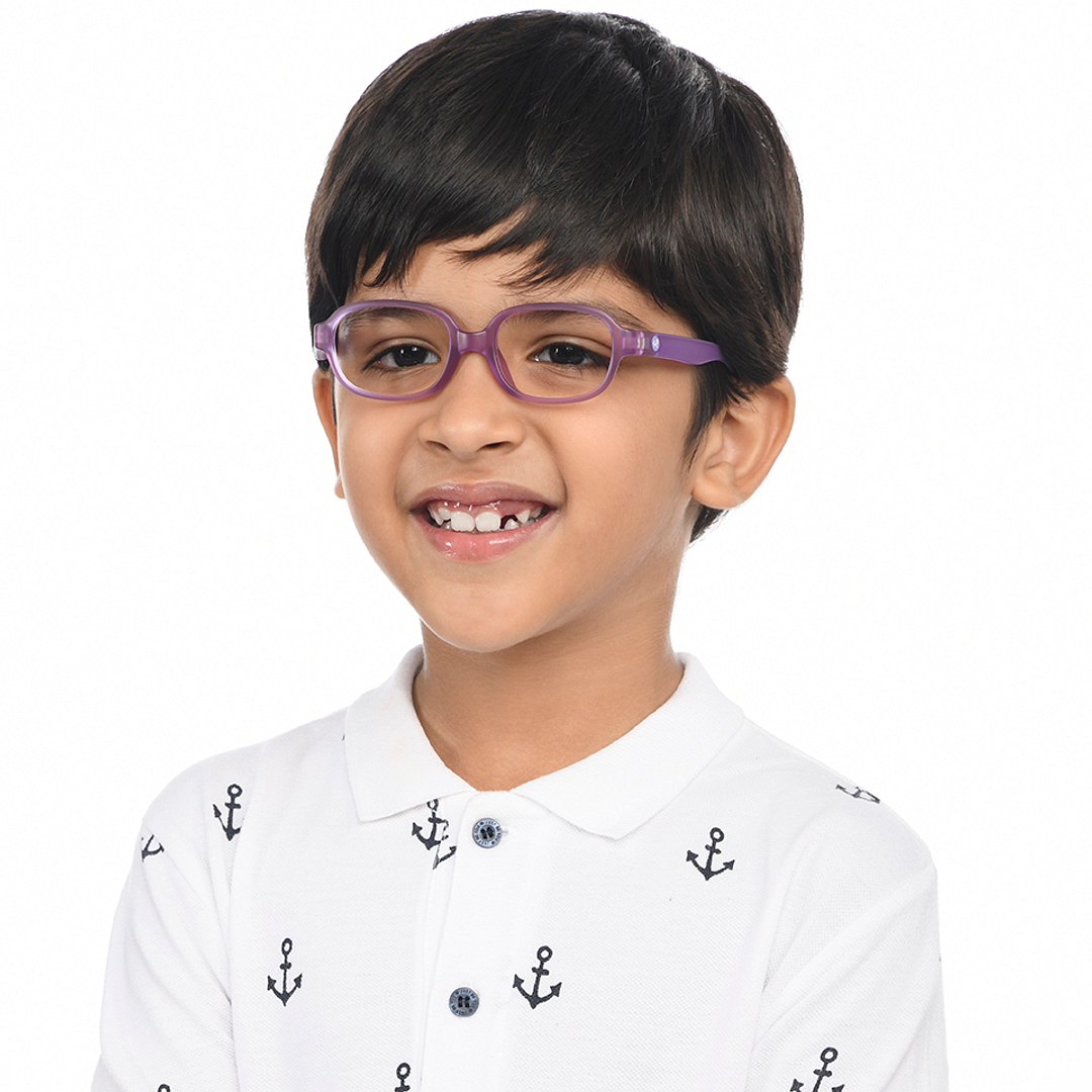 Hooper Online Purple Full Rim Rectangle left side