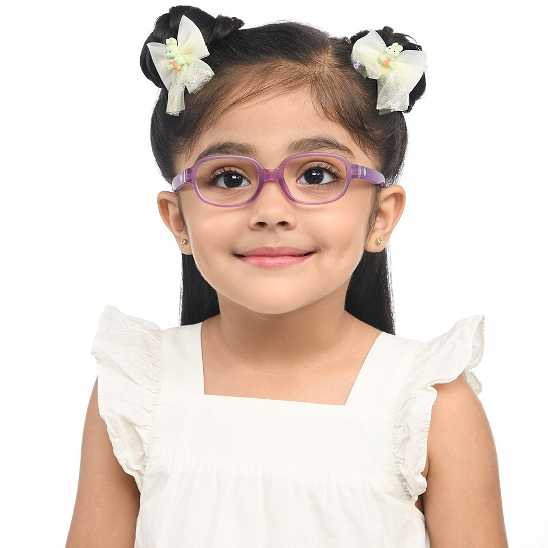 Hooper Online Purple Full Rim Rectangle left side