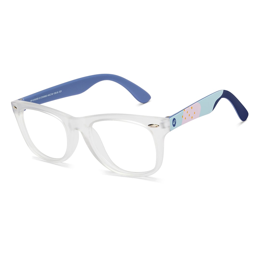 Hooper Online Crystal Transparent Full Rim Rectangle left side