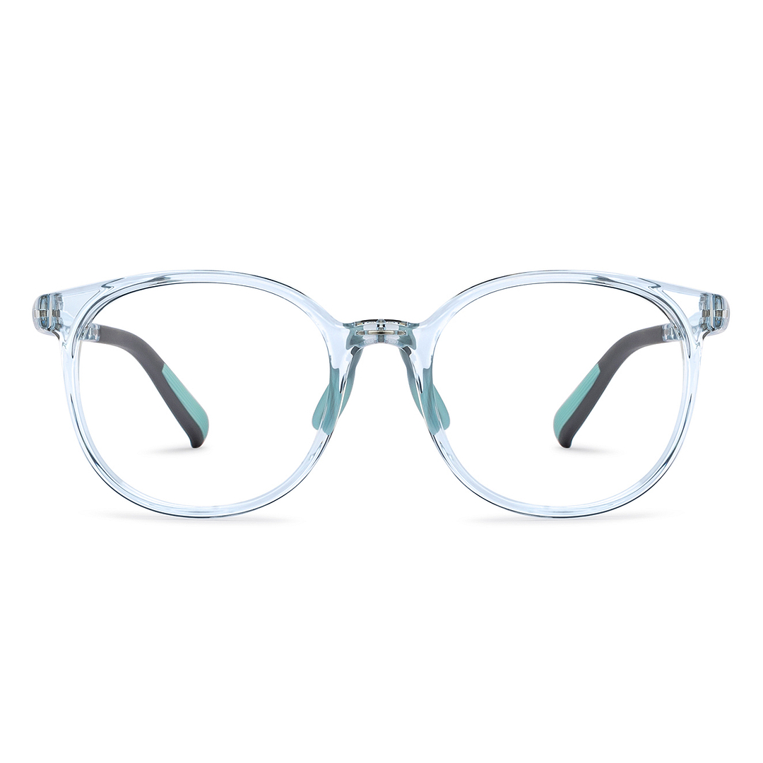 Hooper Blue Transparent Full Rim Square right side