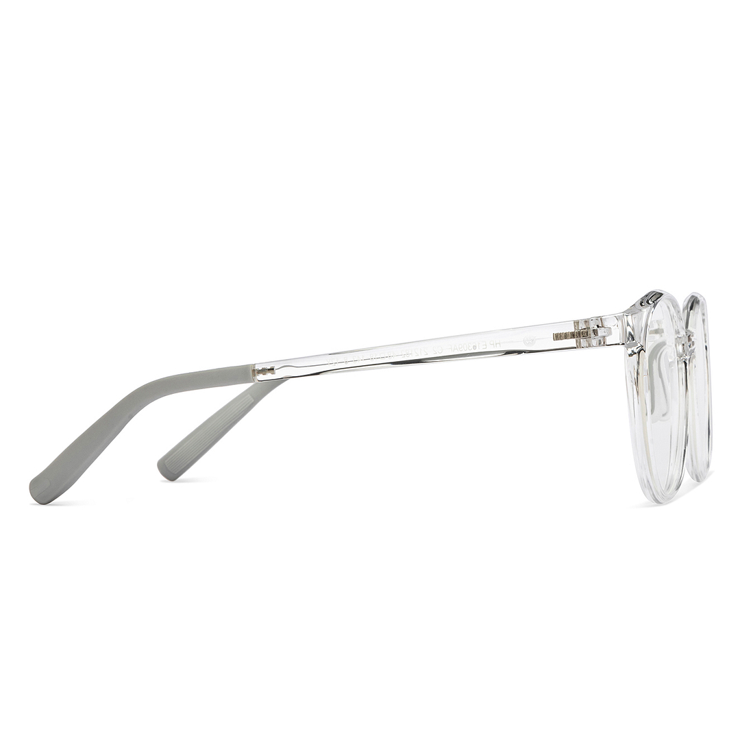 Hooper Crystal Transparent Full Rim Square left side