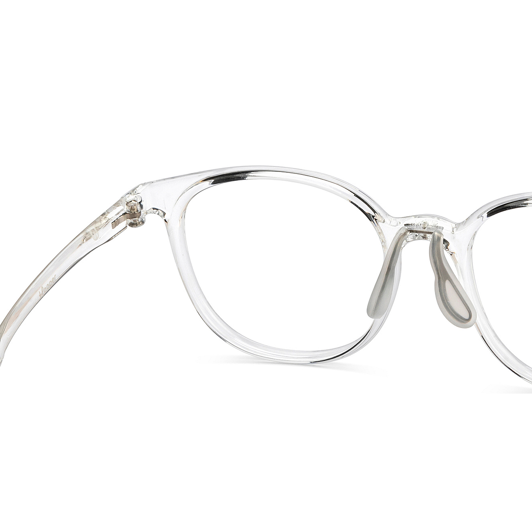 Hooper Crystal Transparent Full Rim Square right side