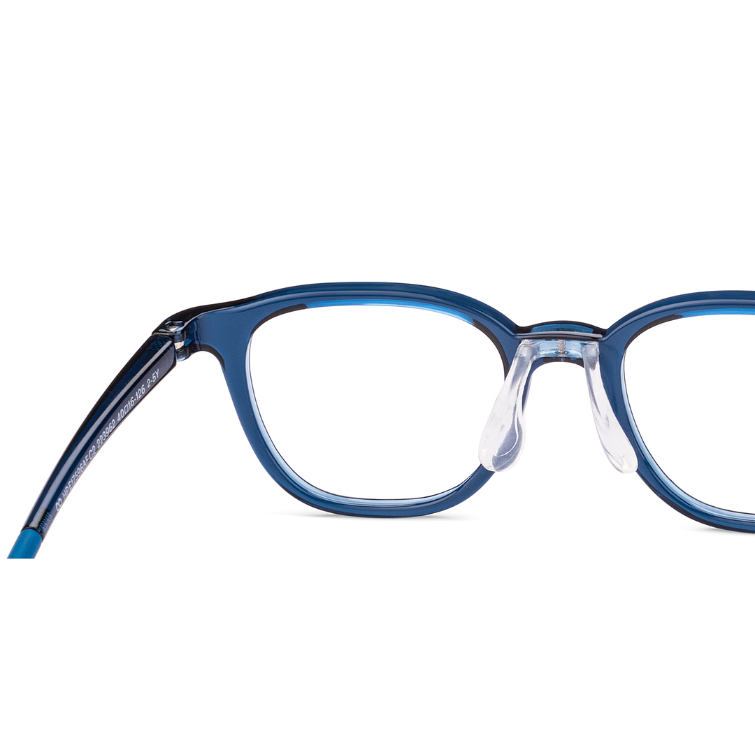 Hooper Sky Blue Full Rim Rectangle right side