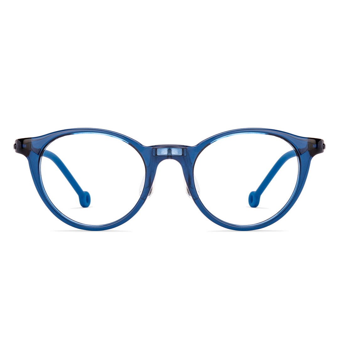 Hooper Sky Blue Full Rim Round right side