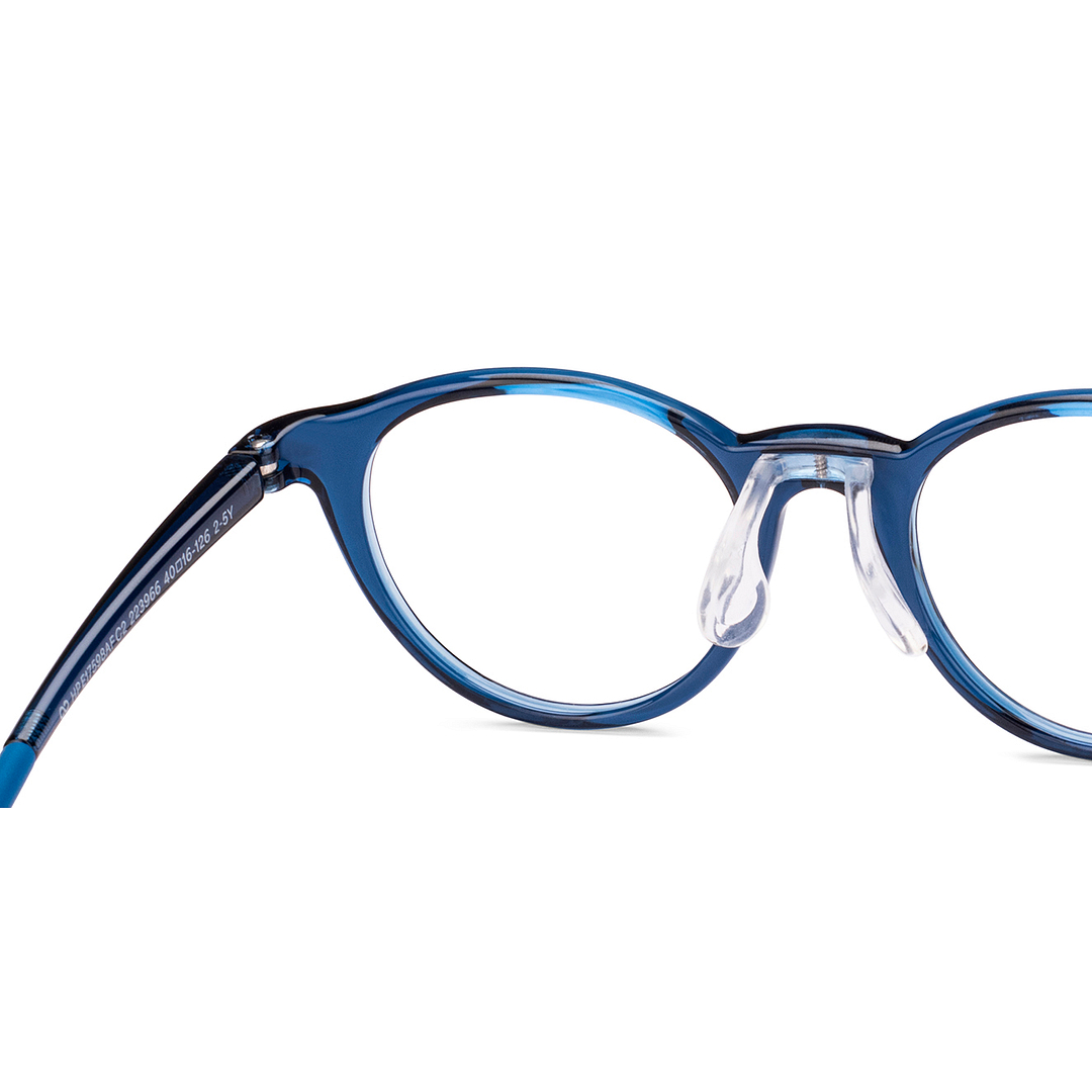 Hooper Sky Blue Full Rim Round right side