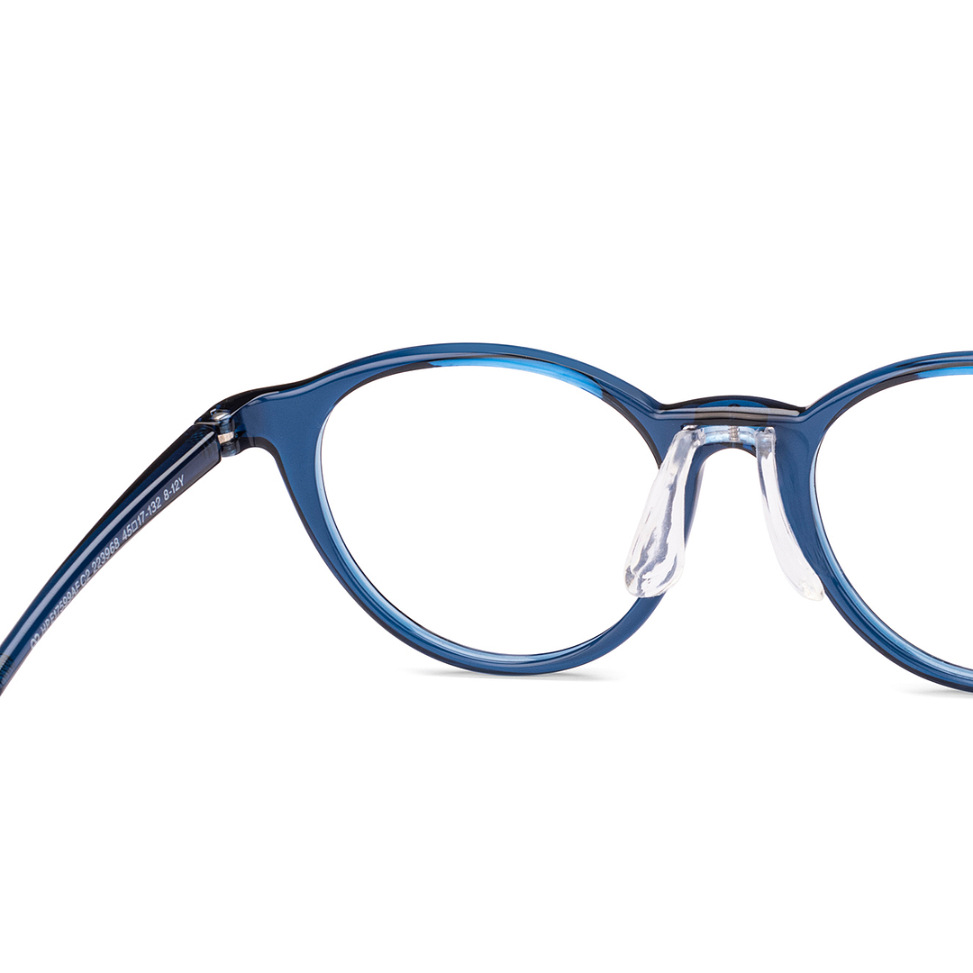 Hooper Sky Blue Full Rim Round right side