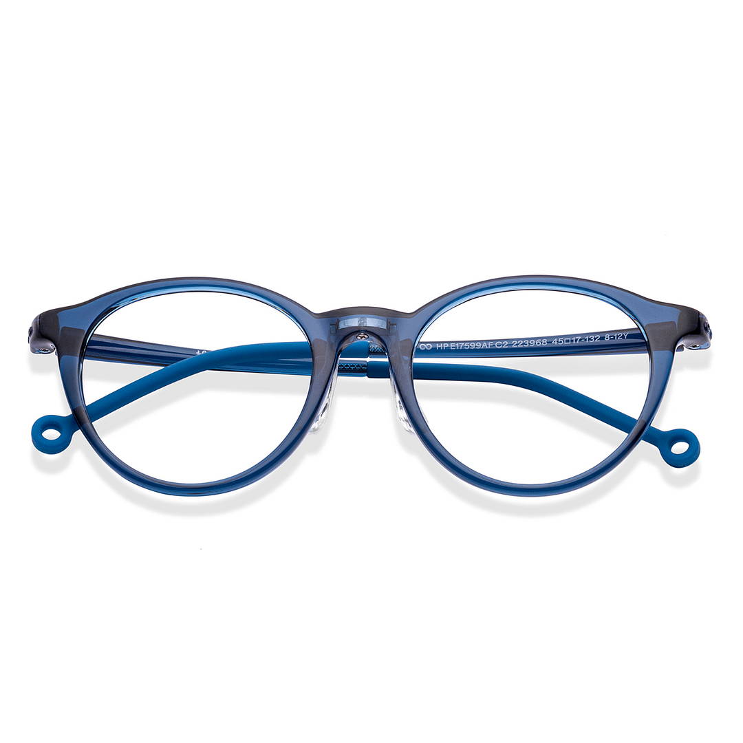 Hooper Sky Blue Full Rim Round left side