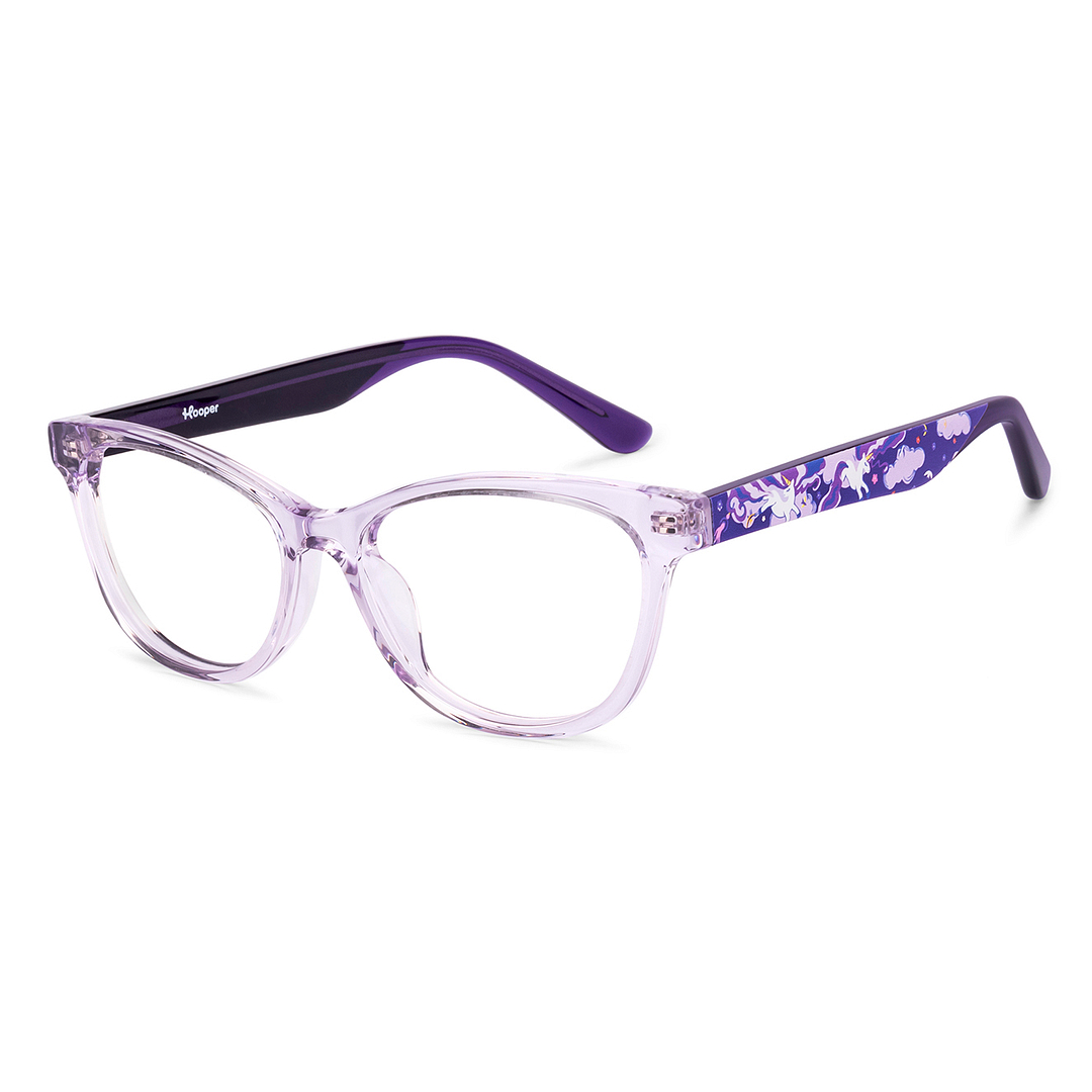 Hooper Online Purple Full Rim Cat Eye left side