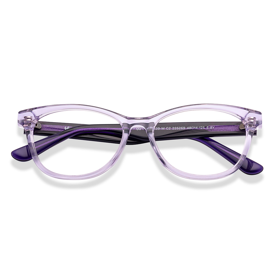Hooper Online Purple Full Rim Cat Eye left side