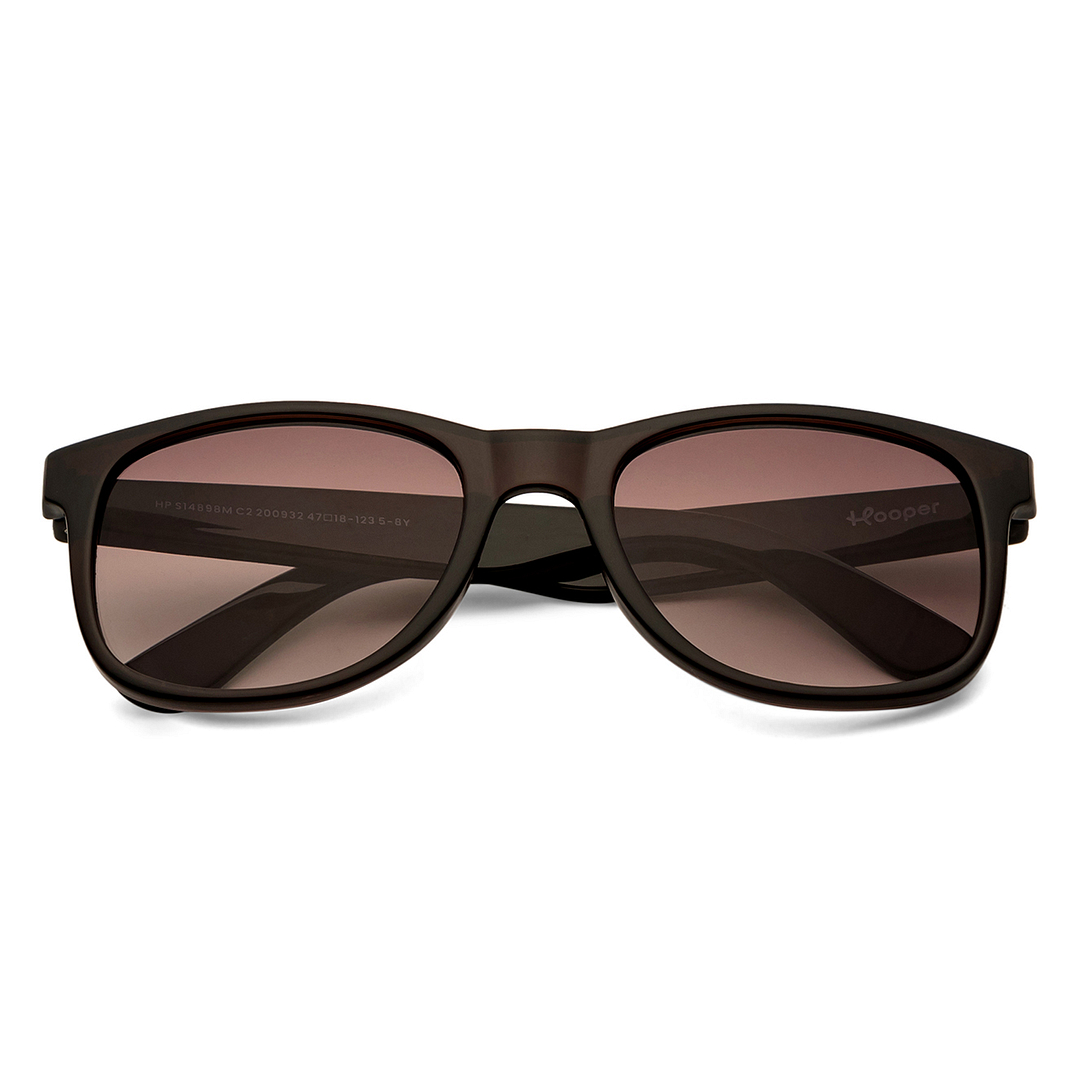 Hooper Light Brown Full Rim Cat Eye left side