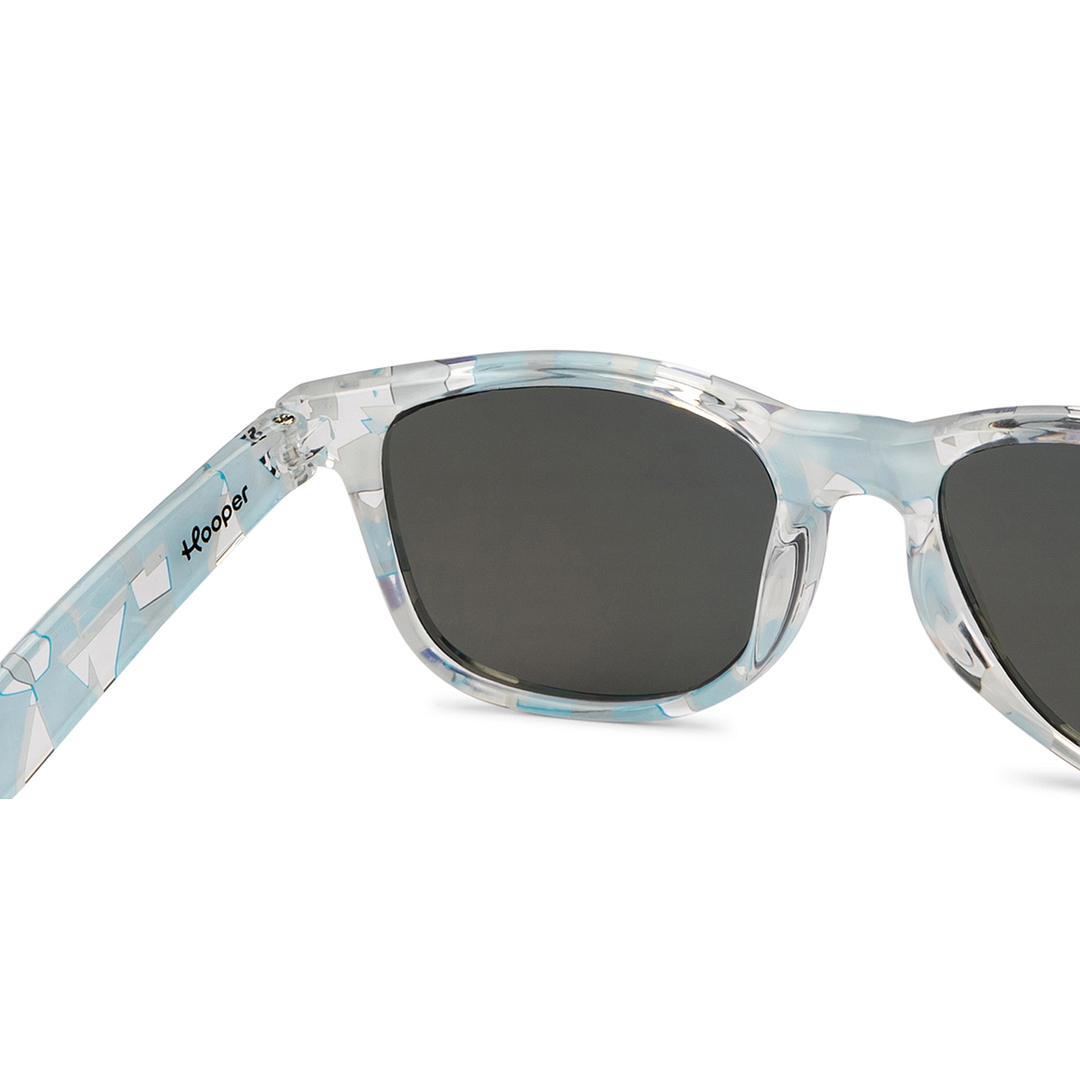 Hooper Crystal Transparent Full Rim Square right side