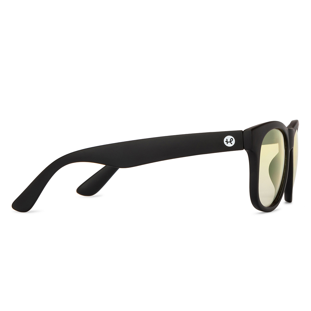 Hooper Black Full Rim Square left side