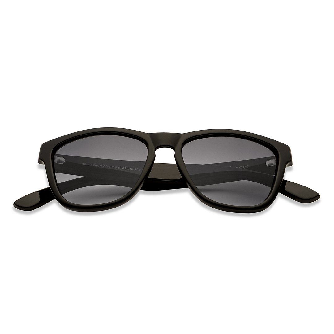 Hooper Black Full Rim Square left side