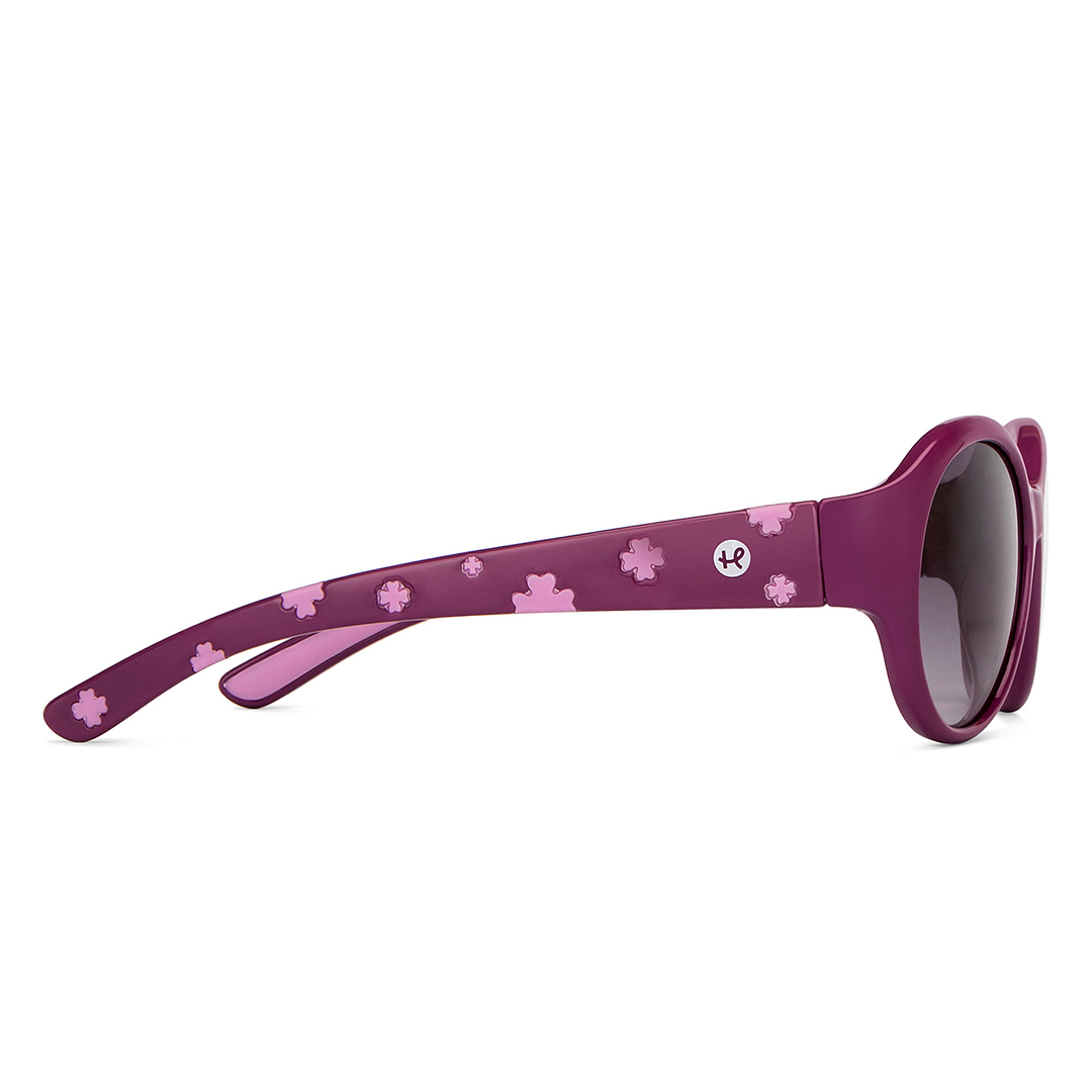 Hooper Purple Full Rim Oval left side