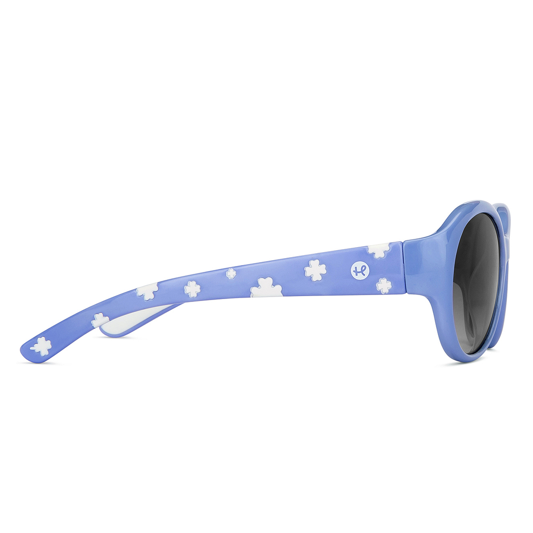 Hooper Sky Blue Full Rim Round left side