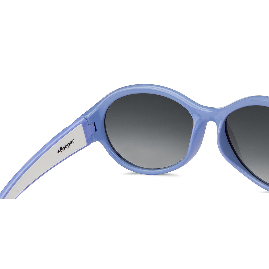 Hooper Sky Blue Full Rim Round right side