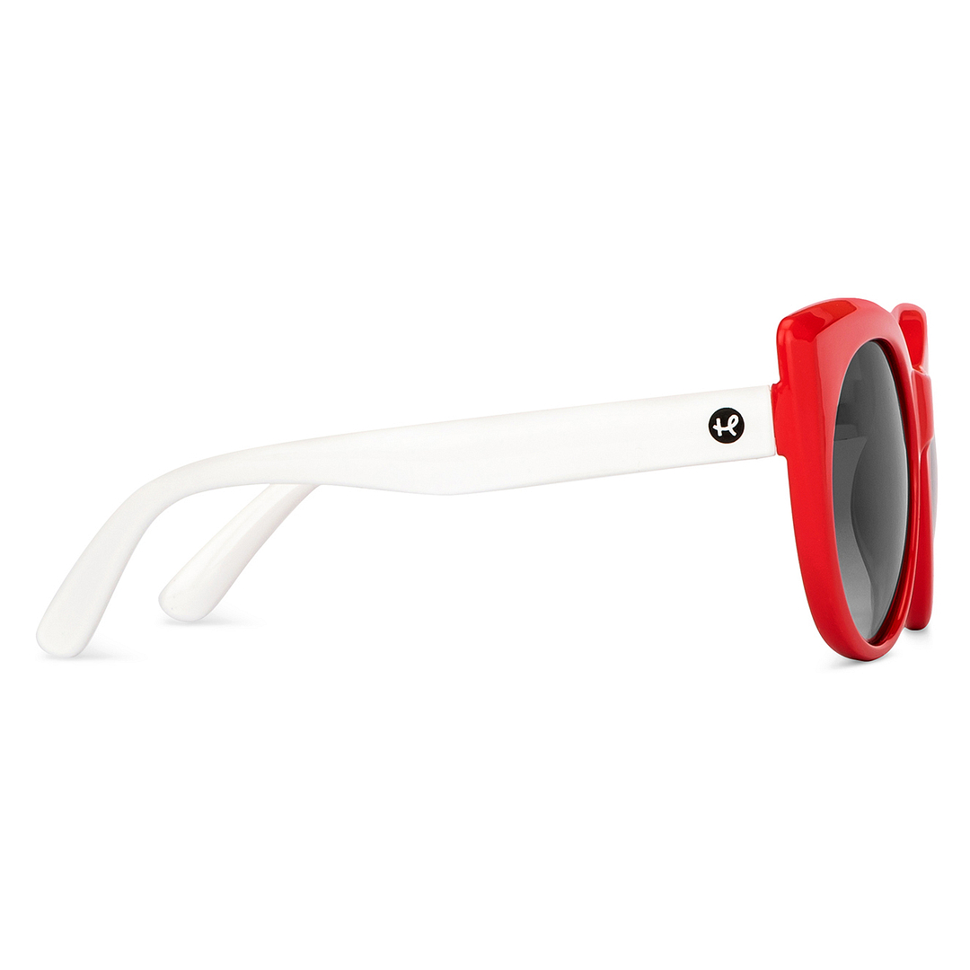 Hooper Red Full Rim Cat Eye left side