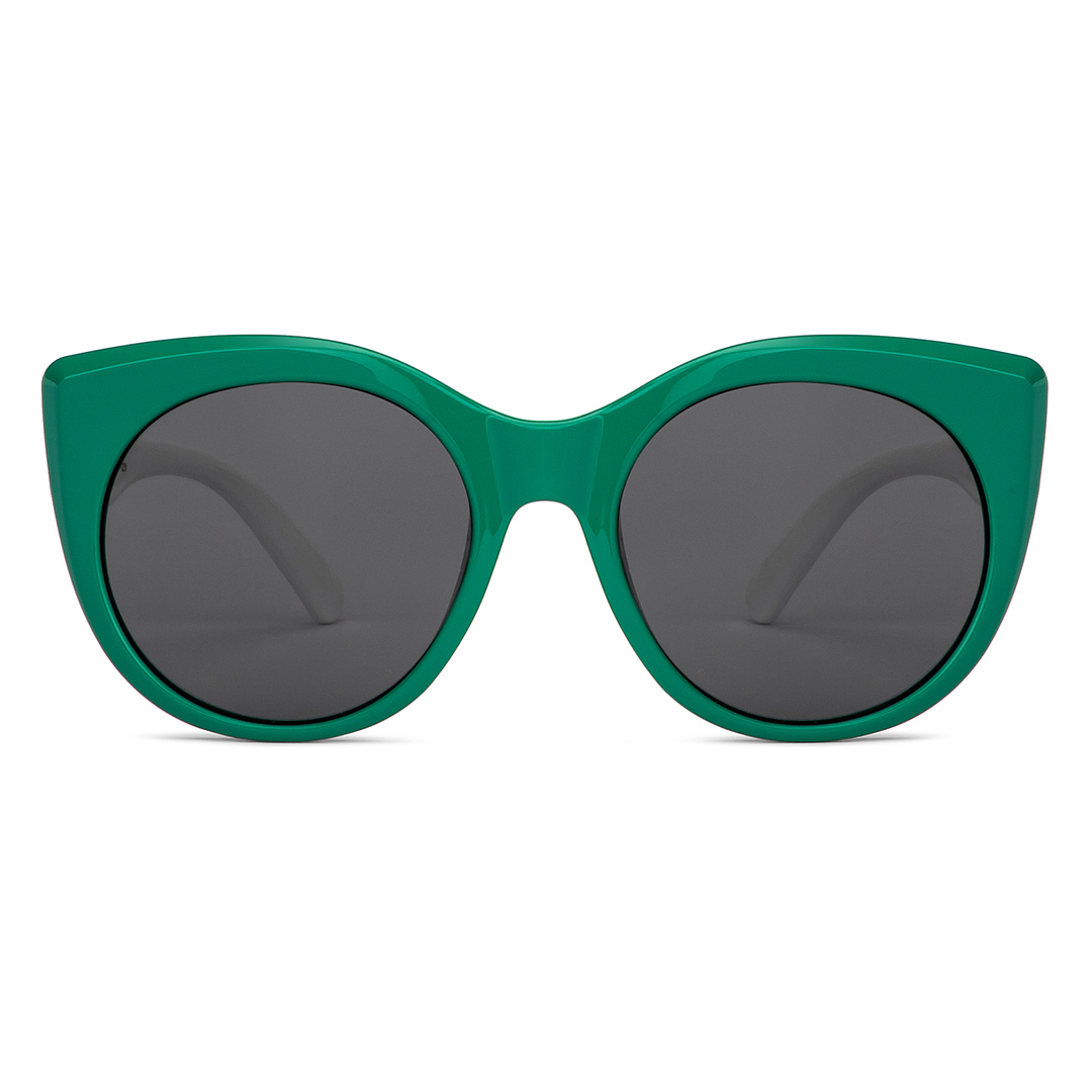Hooper Green Full Rim Cat Eye right side