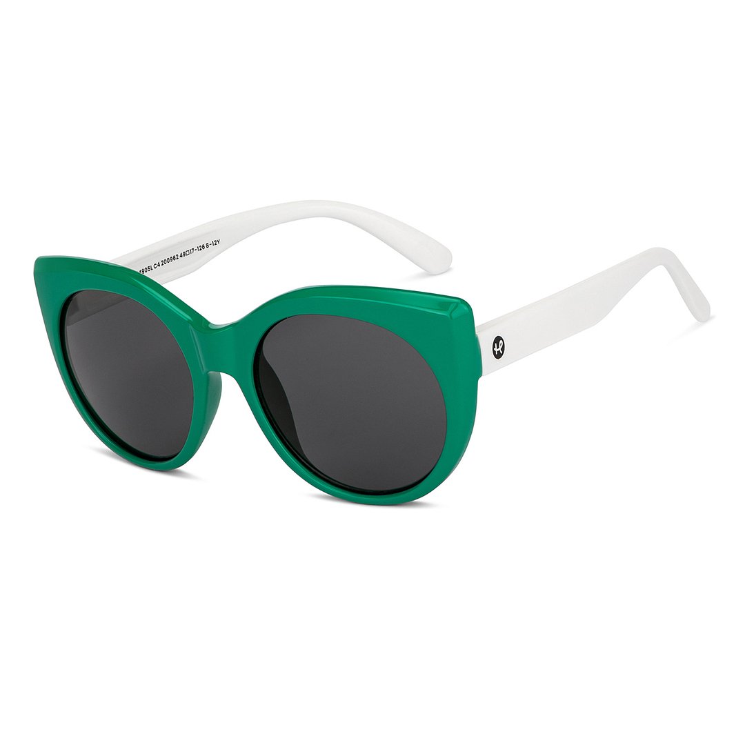 Hooper Green Full Rim Cat Eye left side
