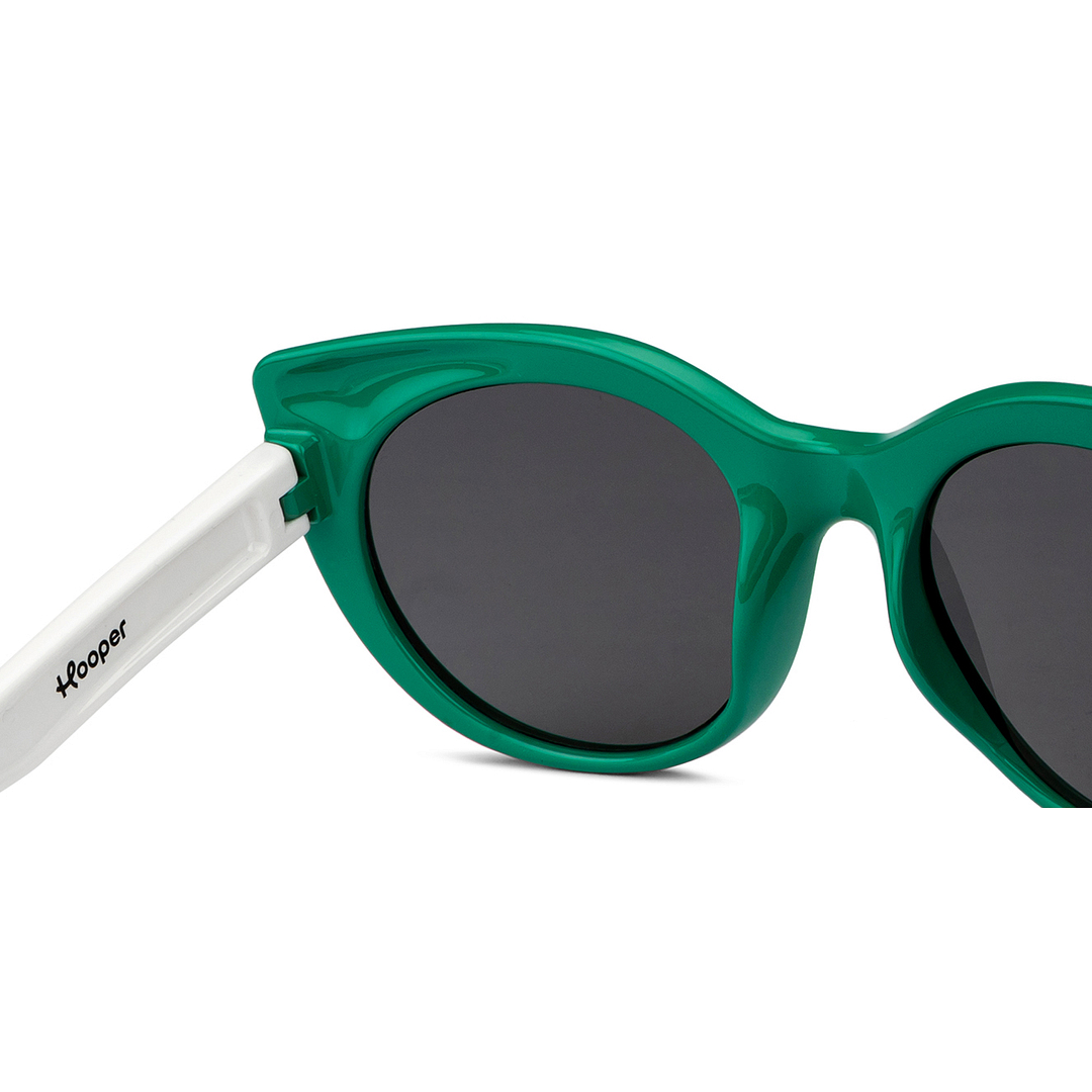 Hooper Green Full Rim Cat Eye right side