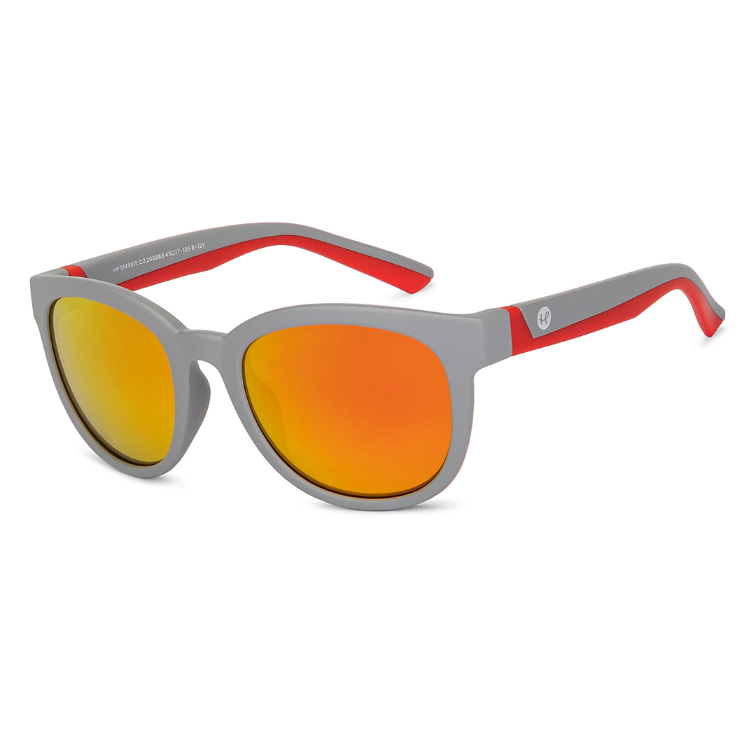 Hooper Light Grey Full Rim Round right side