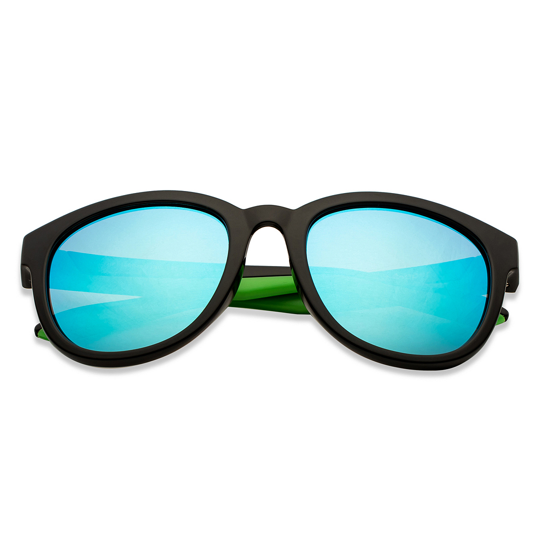 Hooper Black Full Rim Round left side