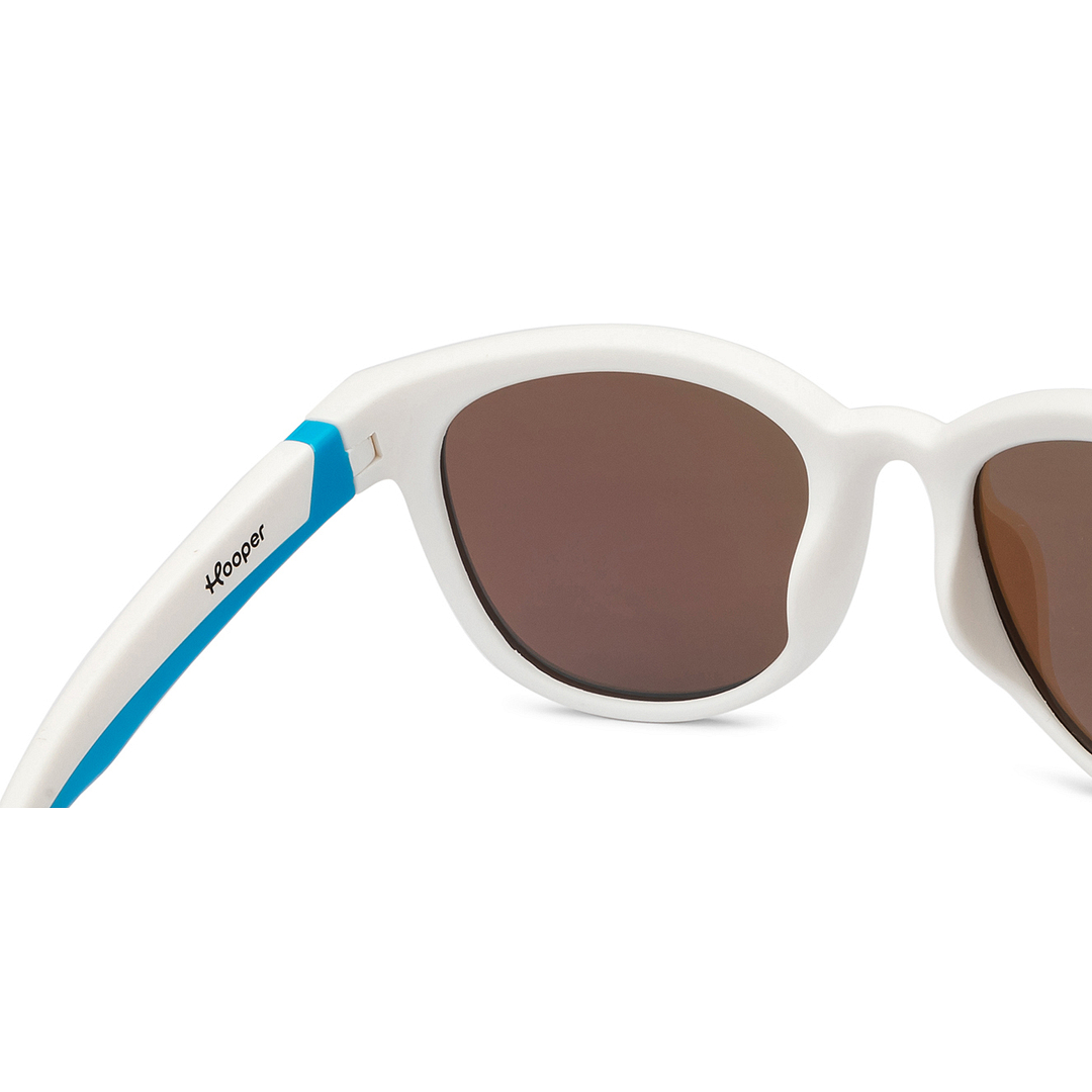 Hooper White Full Rim Round right side