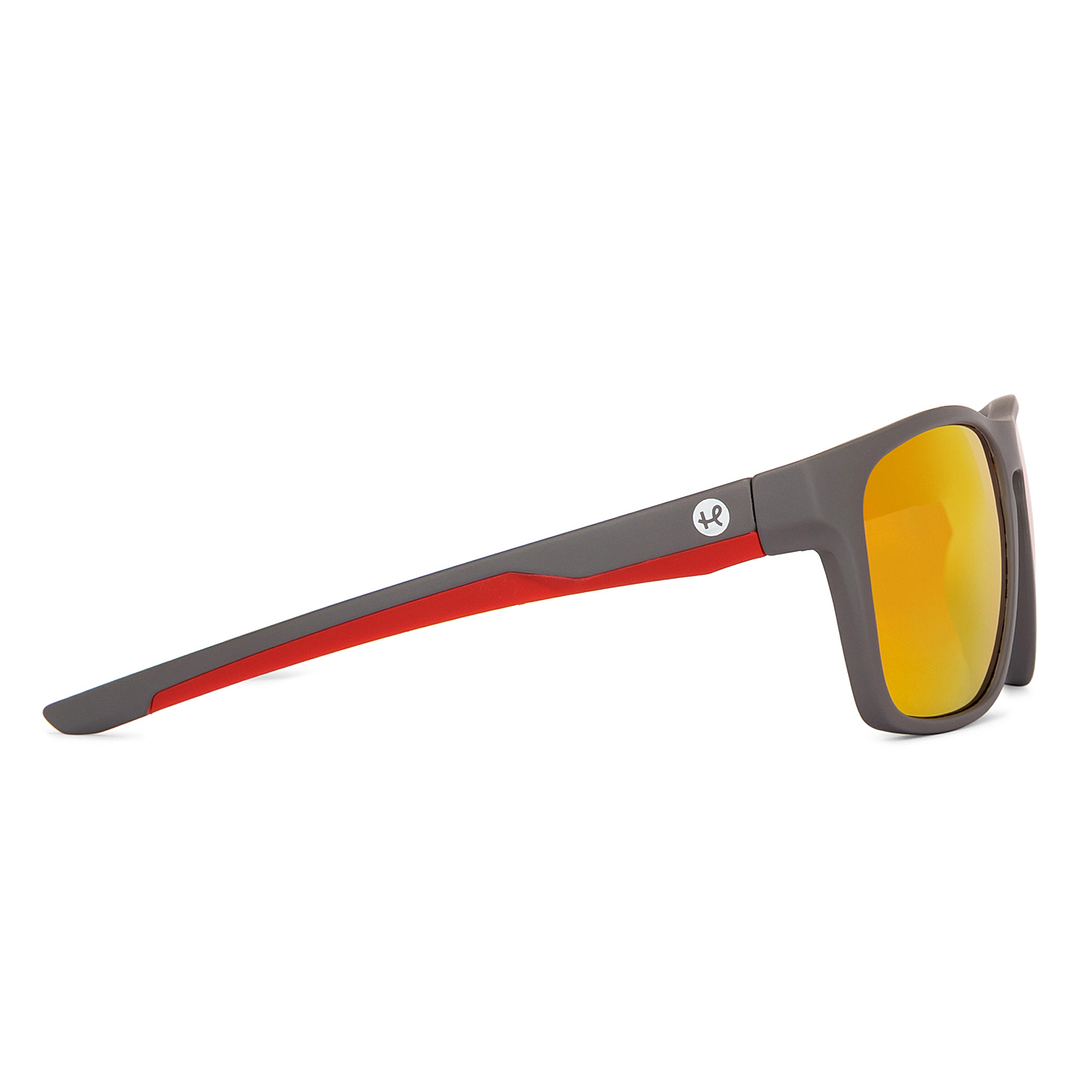 Hooper Light Grey Full Rim Square left side