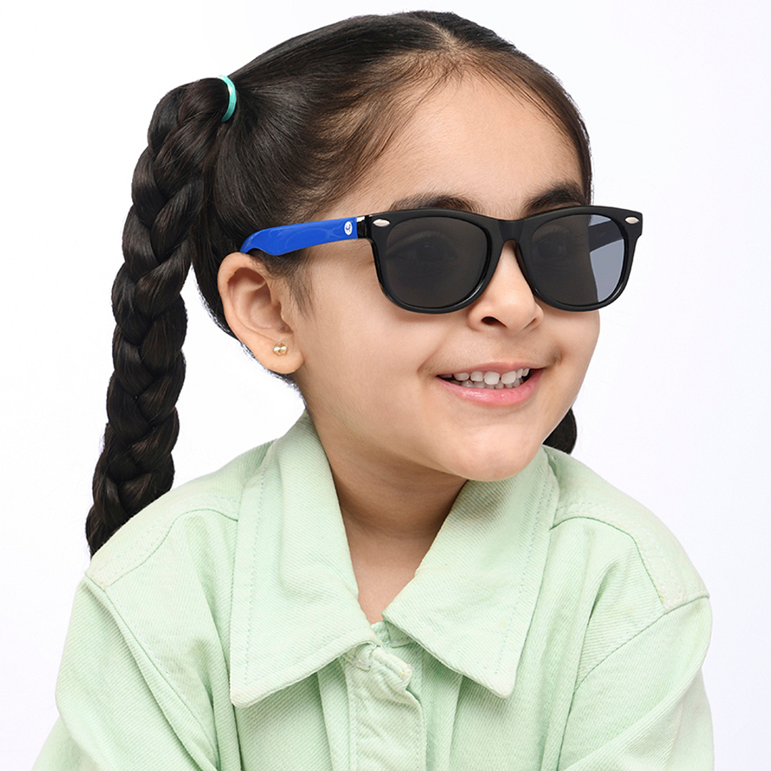 Hooper Black Full Rim Square left side