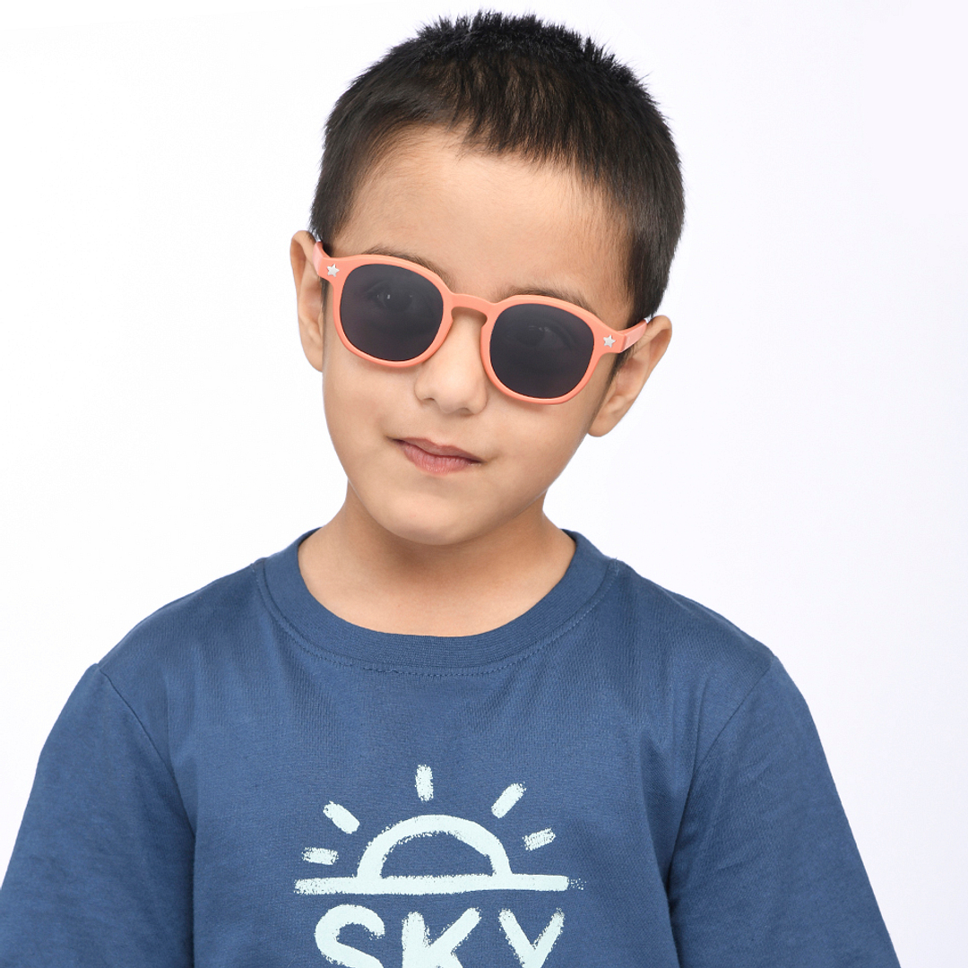 Hooper Pink Full Rim Square left side