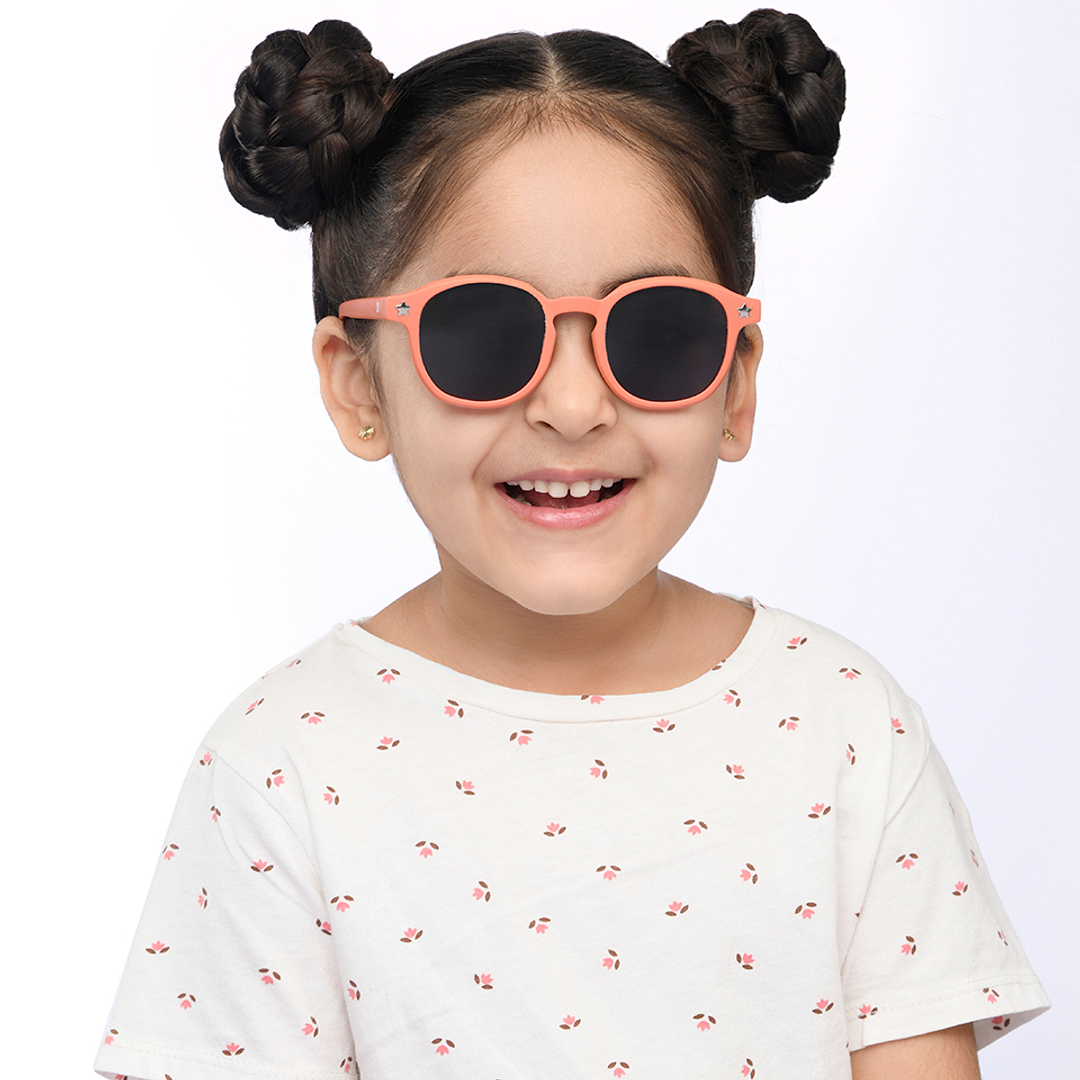 Hooper Pink Full Rim Square right side