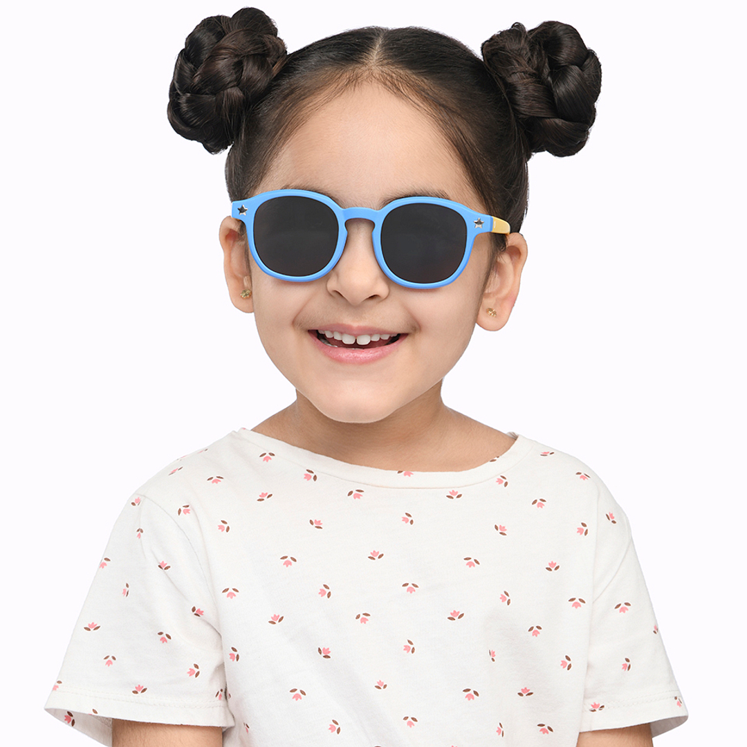 Hooper Sky Blue Full Rim Square right side