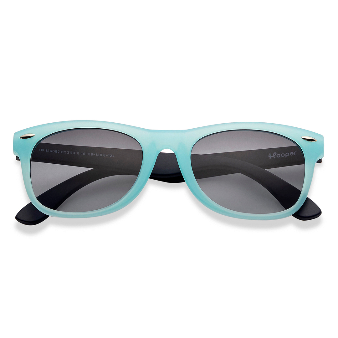 Hooper Sky Blue Full Rim Rectangle right side